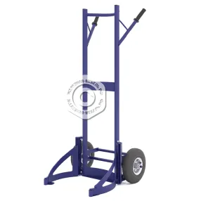 тележка грузовая, двухколесная для шин и колес с захватами тдш 01 656х710х1346 (без колёс)