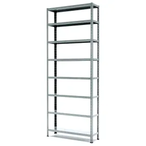 стеллаж ms standart 2550х1000х300 (8 полок, стойки ms 500)