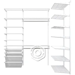 гардеробная система практик home прихожая large 2 белая