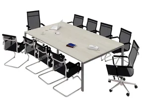 стол для переговоров nt 240х144 вяз натуральный/антрацит