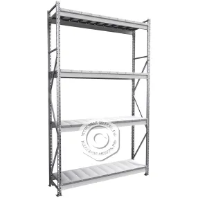 стеллаж ms pro z 2500х1500х400 (4 яруса с настилом)