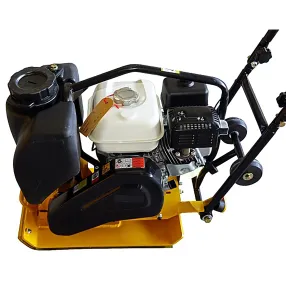 виброплита бензиновая с-60 с двигателем honda и баком для воды, ковриком и колесами