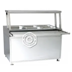 модуль-мармит вторых блюд трехрядный, нержавеющая сталь, 1100х700х1350