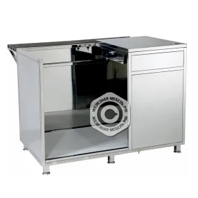 кассовый стол, нержавеющая сталь, 1200х700х902