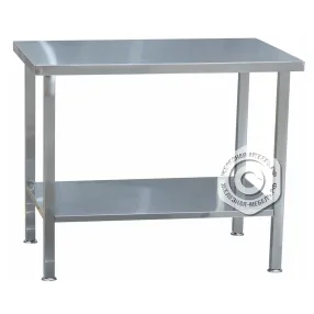 стол производственный островной полка сплошная, 1100х700х860