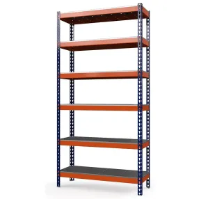 стеллаж металлический профи-т 3000х1240х1005 (6 перфорированных оцинкованных мет. полок)