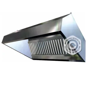 зонт вытяжной пристенный, 1200х800х400