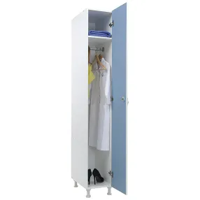 шкаф для раздевалок wl 11-30 голубой/белый