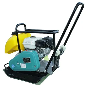 виброплита бензиновая c-100 с двигателем honda и баком для воды, ковриком и колесами