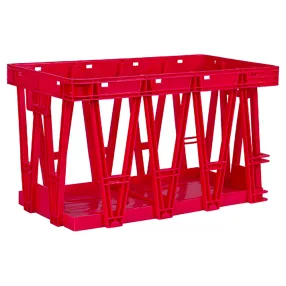 ящик пластиковый 680х370х400 красный