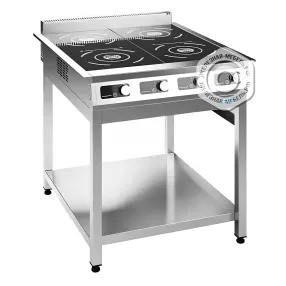 плита электрическая индукционная 4-х конфорочная, 840х900х860